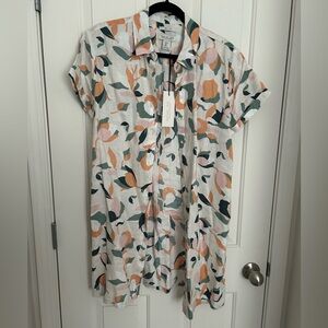 Rachel Zoe Mini Linen Dress size Large.